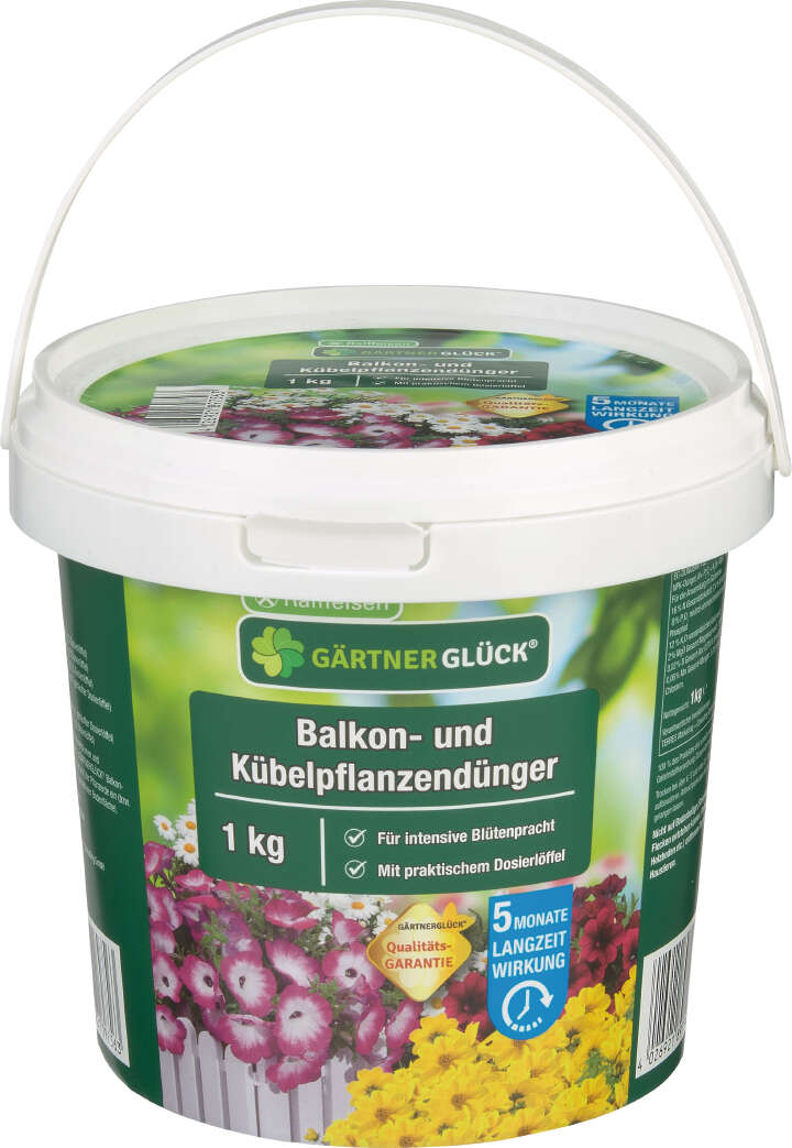 GÄRTNERGLÜCK Balkon- und Kübelpflanzendünger